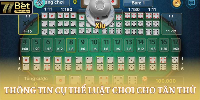 Thông tin cụ thể luật chơi cho tân thủ